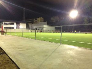 Zona esportiva del Morrot d'Olot obra